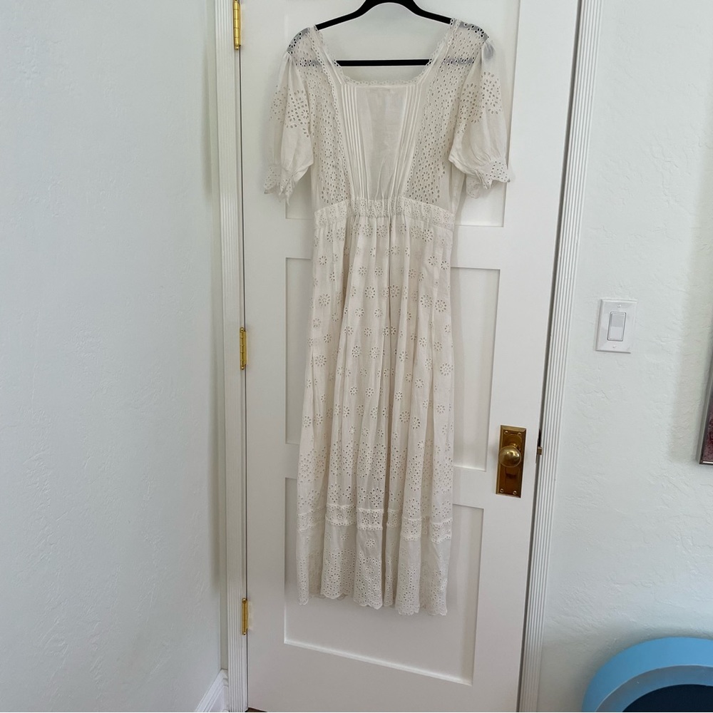 Loveshackfancy Ivory Eyelet Maxi Dress - Picture 5 of 9